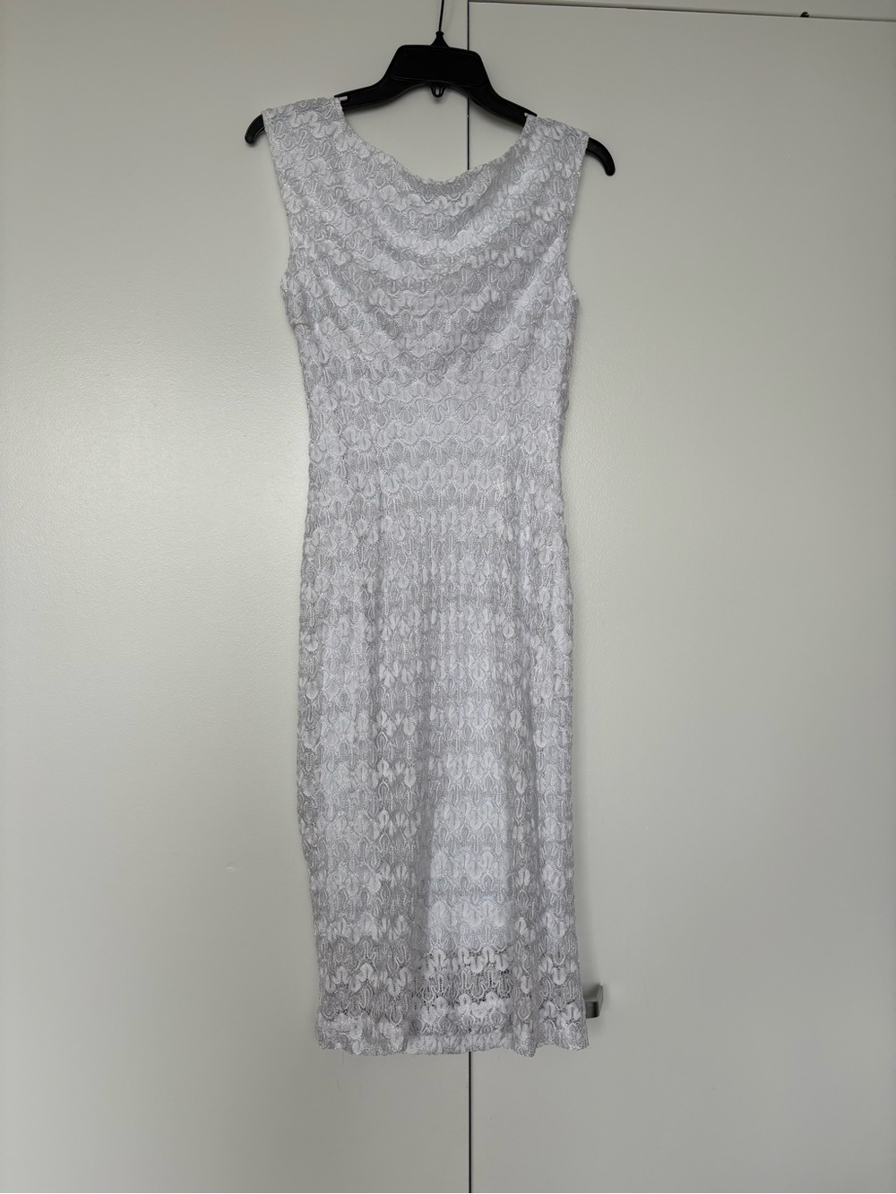 dressbarn White Lace Midi Dress